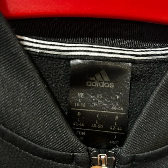 Adidas Black Track Jacket with Logo - Picture 3 of 3